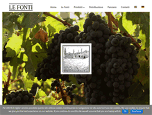 Tablet Screenshot of fattorialefonti.it